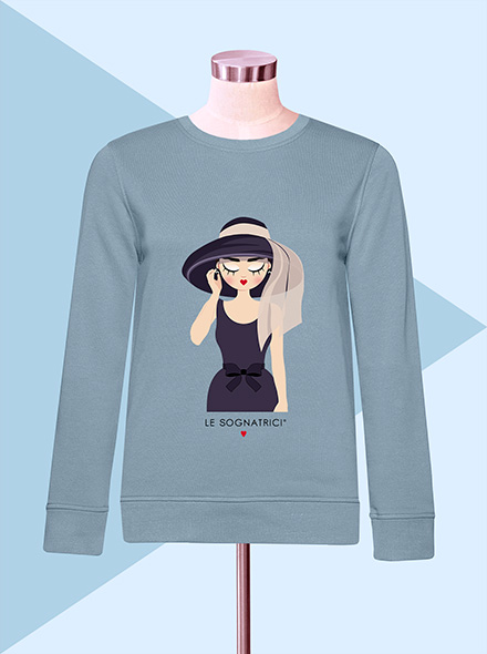 Felpa Blu Fog - Holly Blu