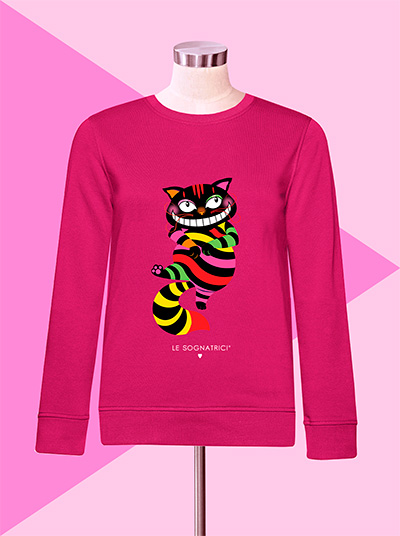 Felpa Fucsia - Stregatto Black