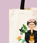 Borsa in tela - Frida Corazon Feliz