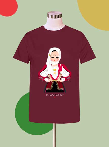 T-shirt - Nuoro - Burgundy