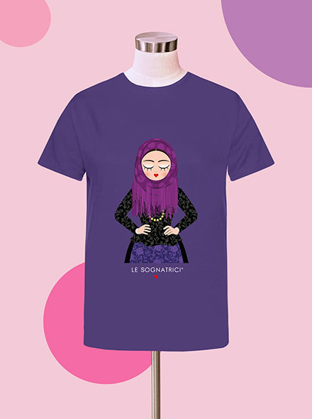 T-shirt Mia - Sorso - Viola